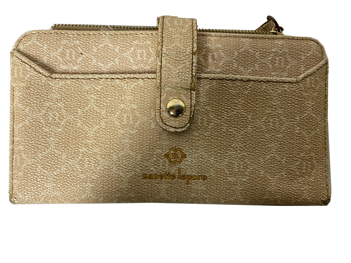 Nanette Lepore Beige Patterned Wallet