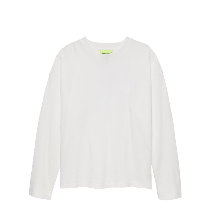 New Amsterdam Surf Association Logo Waffle Longsleeve (White)