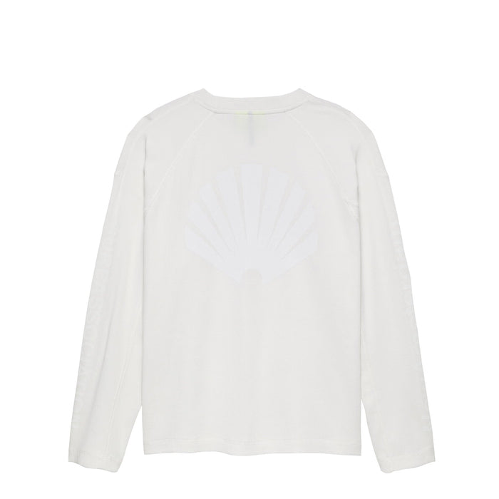 New Amsterdam Surf Association Logo Waffle Longsleeve (White)