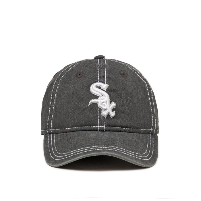 New Era MLB Chicago White Sox Washed Contrast 9TWENTY Cap (Denim Black / White)