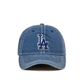 New Era MLB Los Angeles Dodgers Washed Contrast 9TWENTY Cap (Denim Blue / Blue)