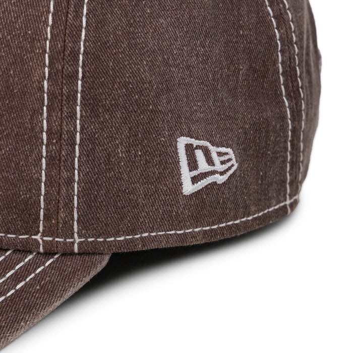 New Era MLB San Diego Padres Washed Contrast 9TWENTY Cap (Denim Brown / Gold)