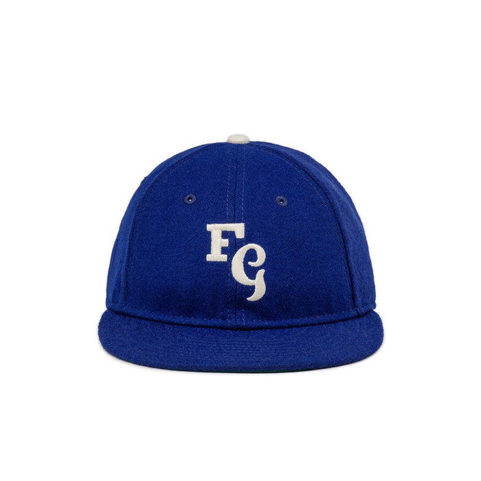 New Era x Fear of God MLB Los Angeles Dodgers 59FIFTY Fitted Cap (Blue / White) onfeet
