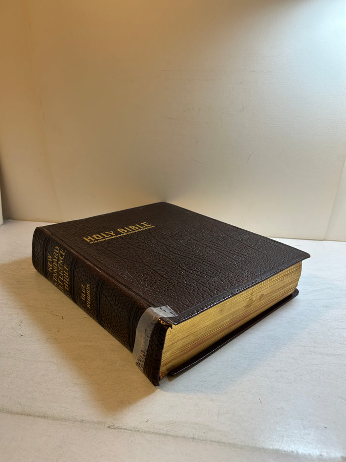New Standard Reference Bible Blue Ribbon Edition Leatherbound