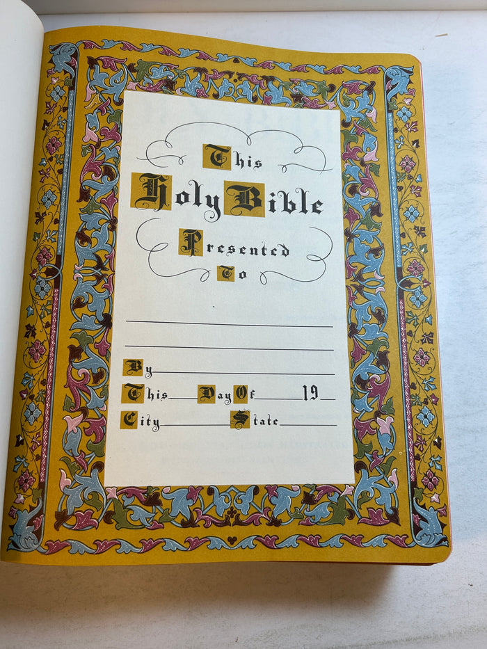 New Standard Reference Bible Blue Ribbon Edition Leatherbound