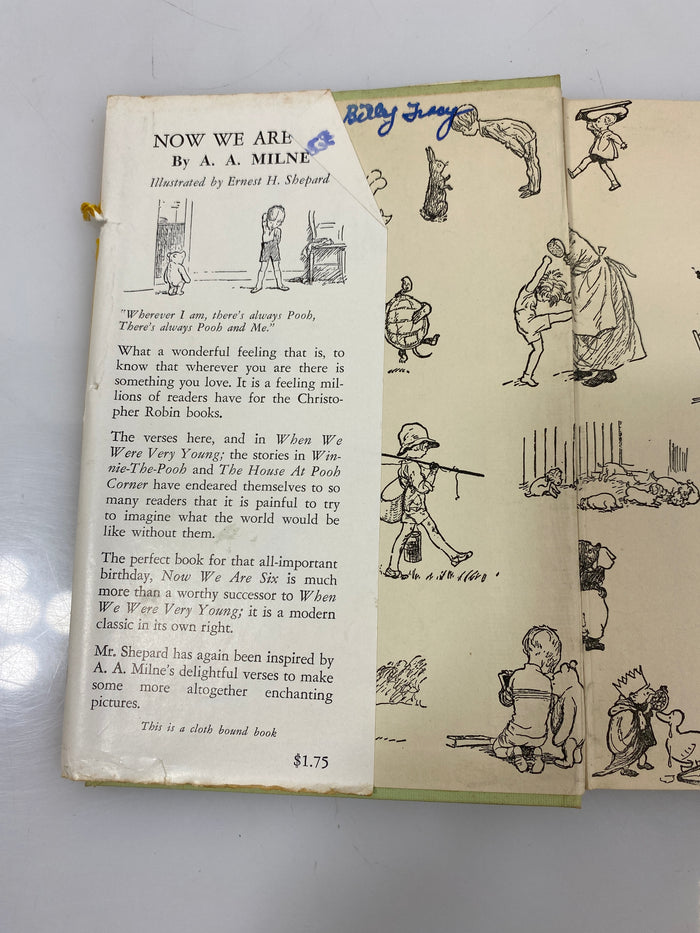 Now We Are Six by A.A. Milne 1949 HCDJ