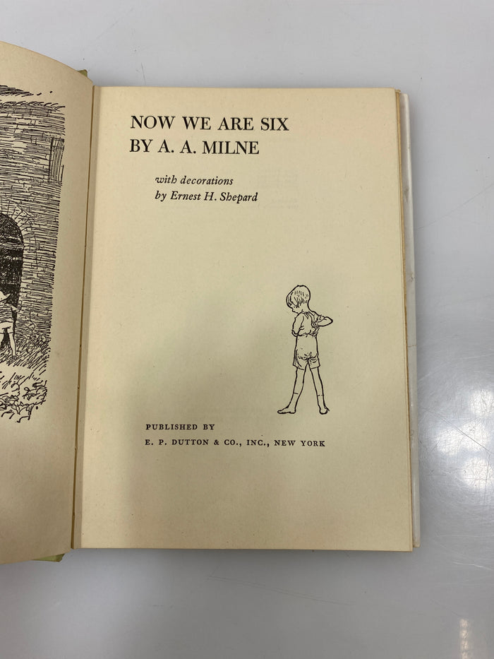 Now We Are Six by A.A. Milne 1949 HCDJ