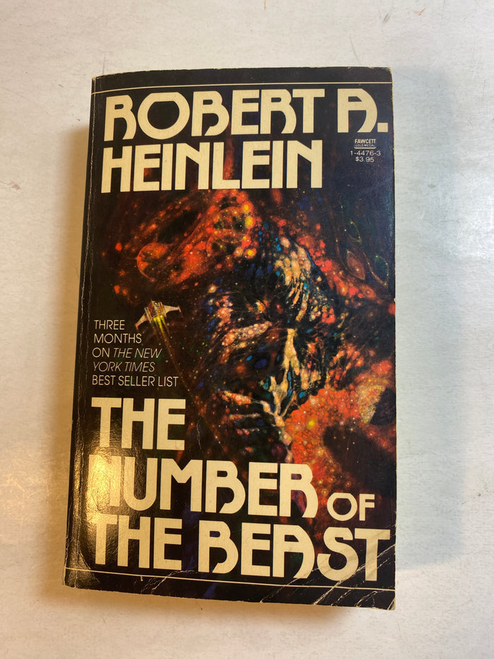 Number of the Beast Robert Heinlein sci-fi paperback 1985