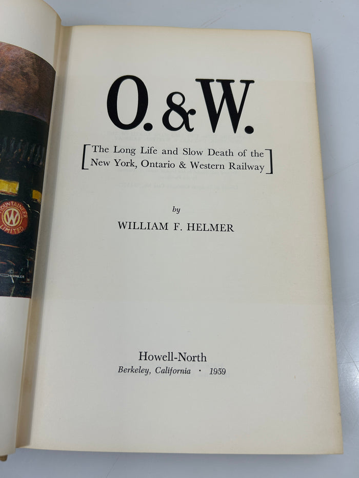 O & W by William F. Helmer 1959 Howell North HCDJ