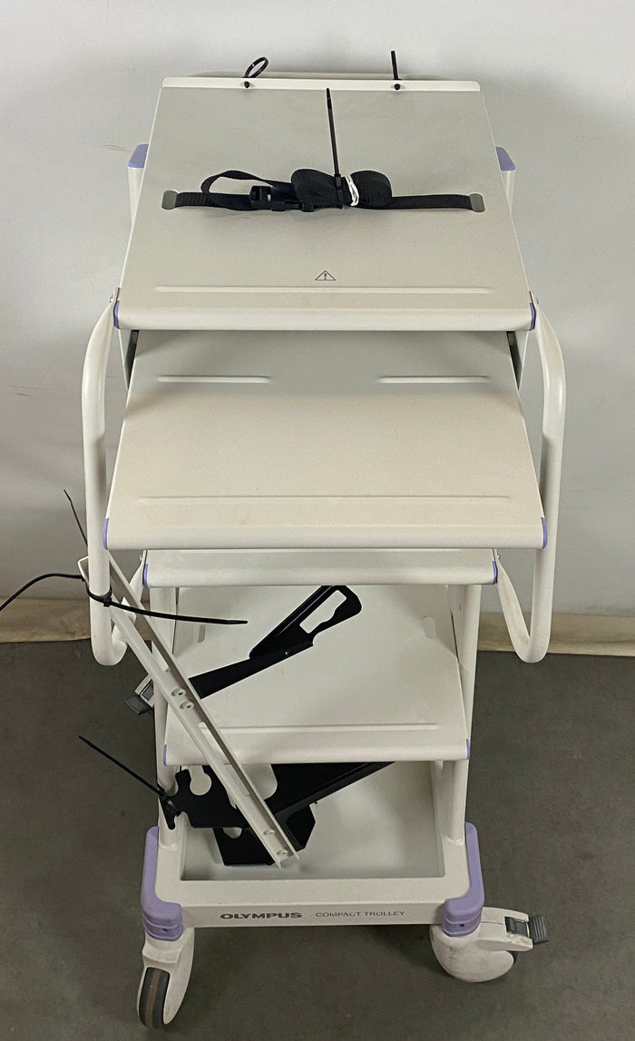 Olympus Compact Trolley Medical Equipment Cart Rolling Endoscopy System Stand