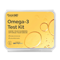 BrainMD Omega-3 Test Kit, an at-home Omega-3 Index finger-prick blood test with lab analysis by OmegaQuant
