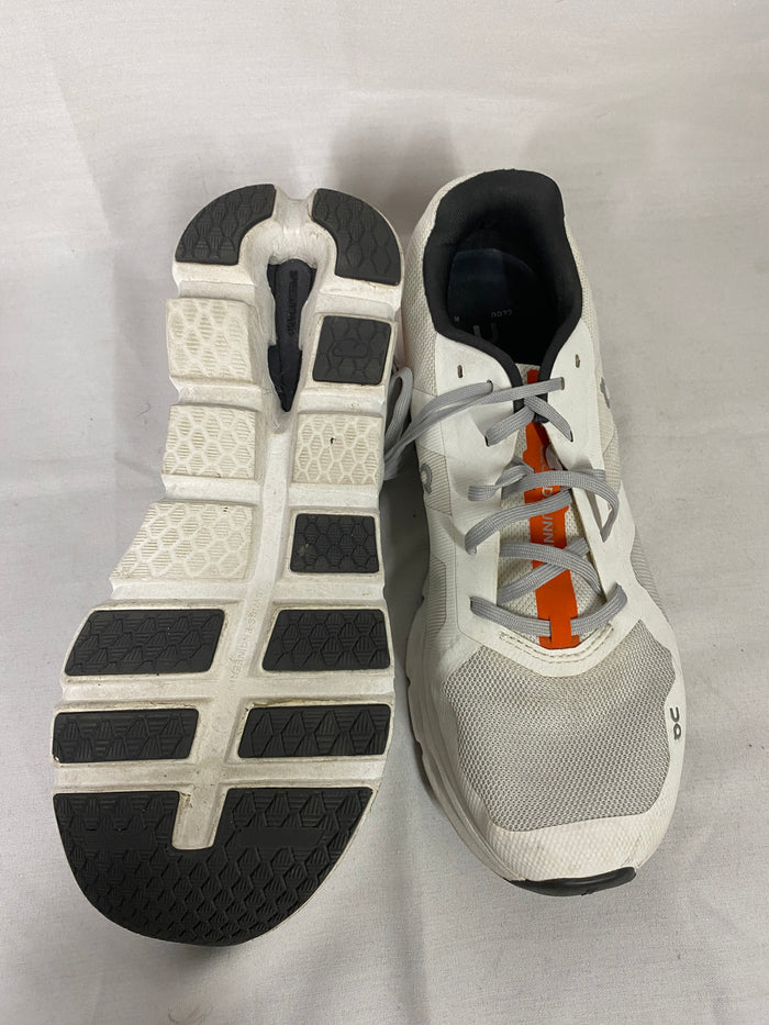ON Men's Cloudrunner Running Shoes in White/Flame Men's Size 10