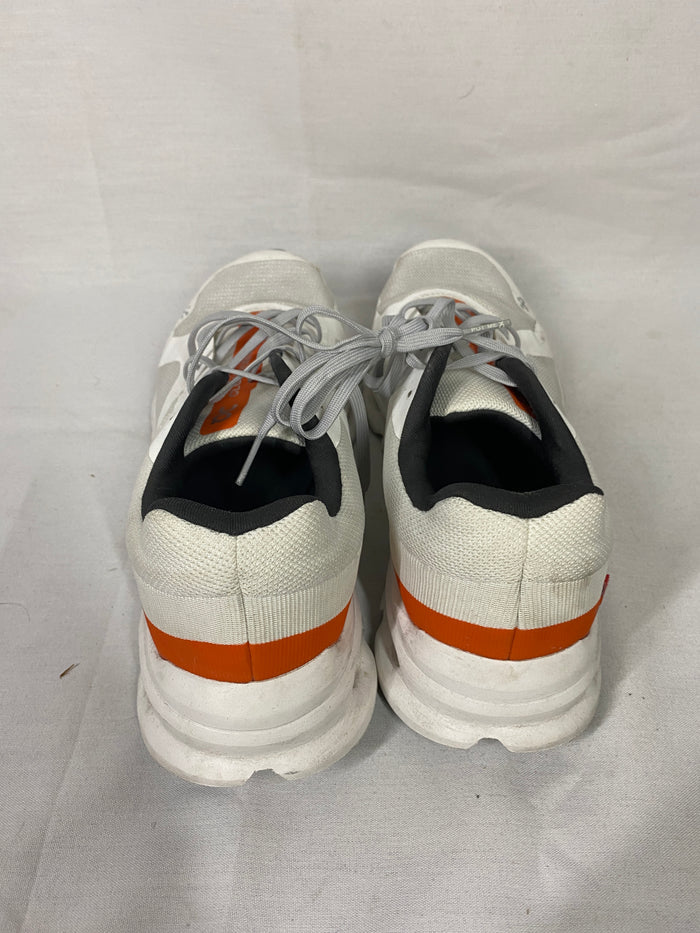ON Men's Cloudrunner Running Shoes in White/Flame Men's Size 10