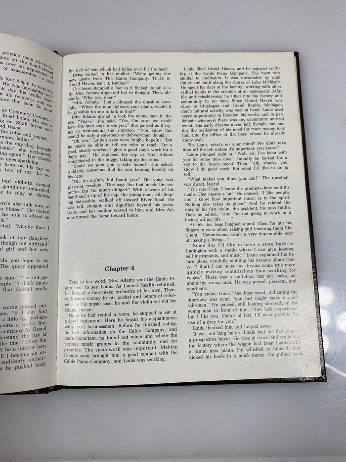 Once in a Lifetime Biography of Louis F. Peterson by Nickelson c.1981 HC