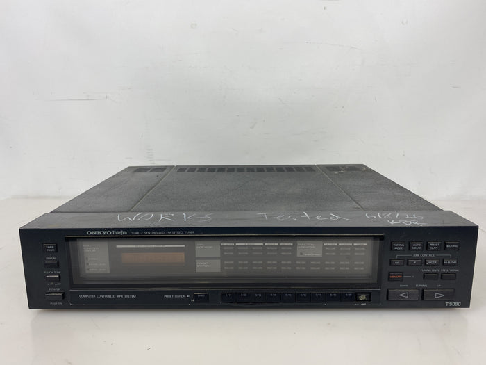 Onkyo T-9090 Quartz Synthesized FM Stereo Tuner