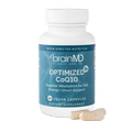 BrainMD Optimized CoQ10: image of a blue supplement bottle against a transparent background