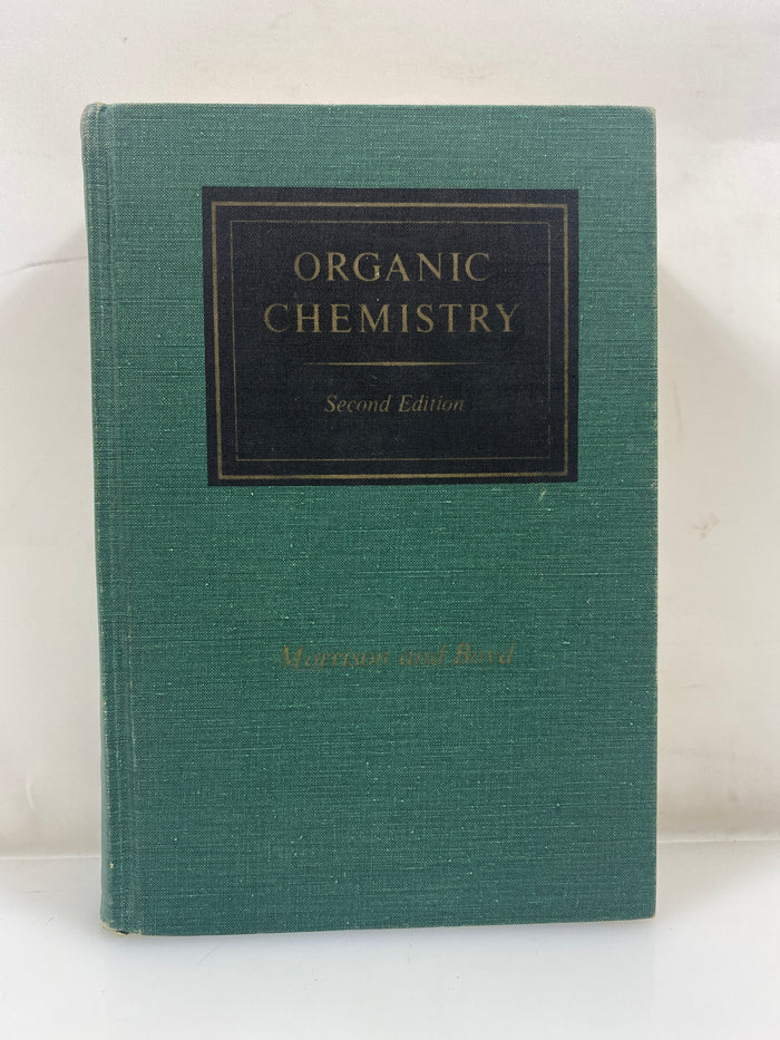 Organic Chemistry 2nd Edition Morrison/Boyd 1970 HC