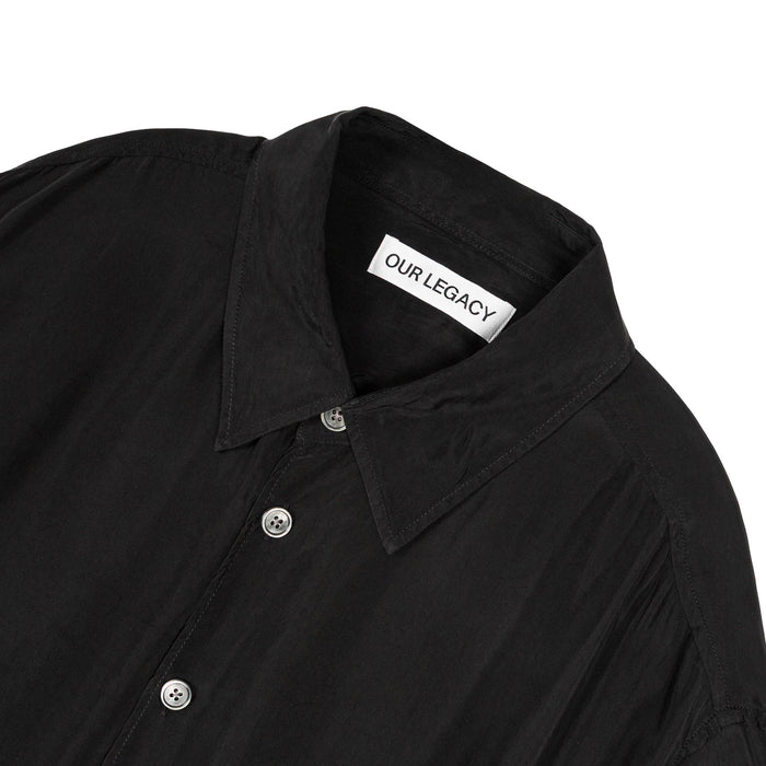 Our Legacy Beyond Short Sleeve Shirt (Char Black / Dustveil)