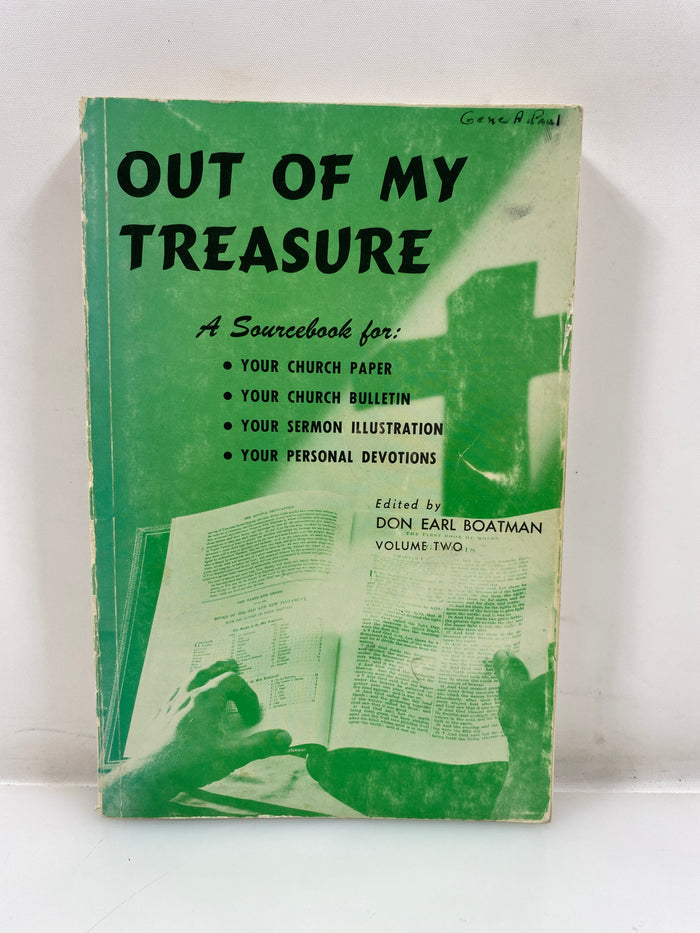 Out of my Treasure Vol. 2 by Boatman 1965 SC