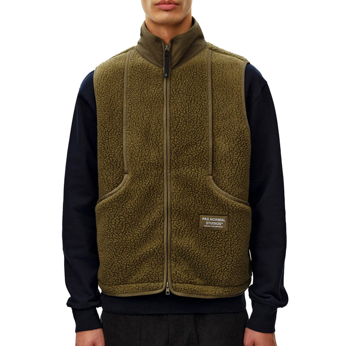 Pas Normal Studios	Off-Race Pile Fleece Vest