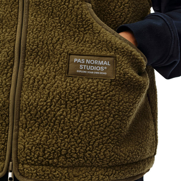 Pas Normal Studios	Off-Race Pile Fleece Vest