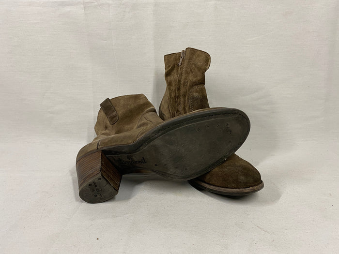 Paul Green Suede Ankle Boots Women's Size 6.5
