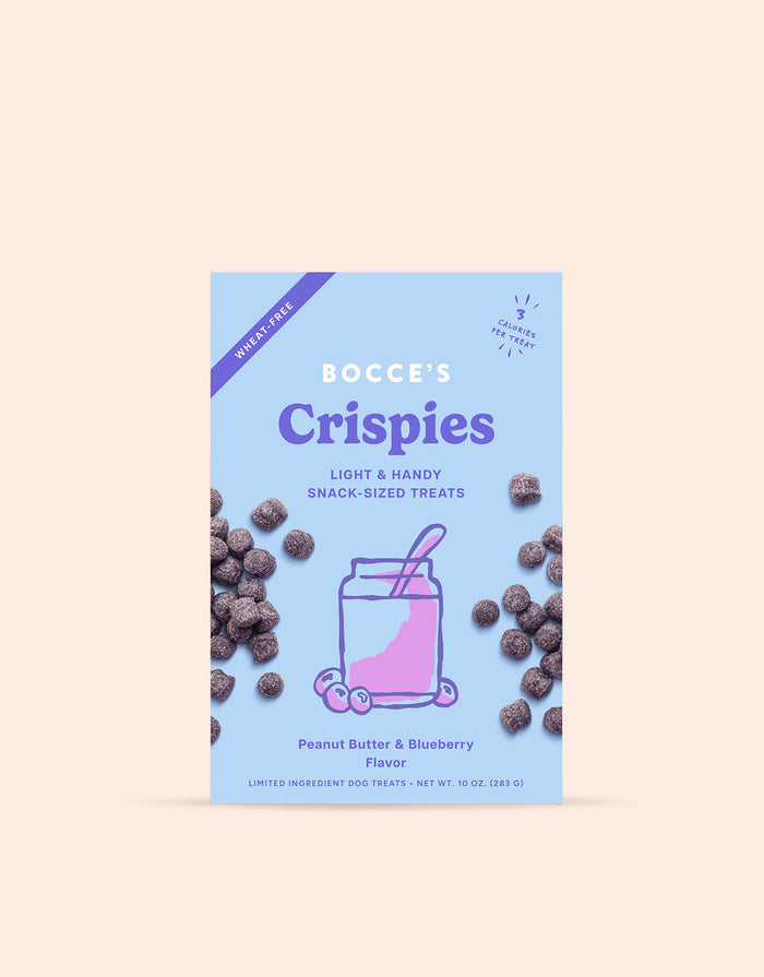 PB + Blueberry Crispies