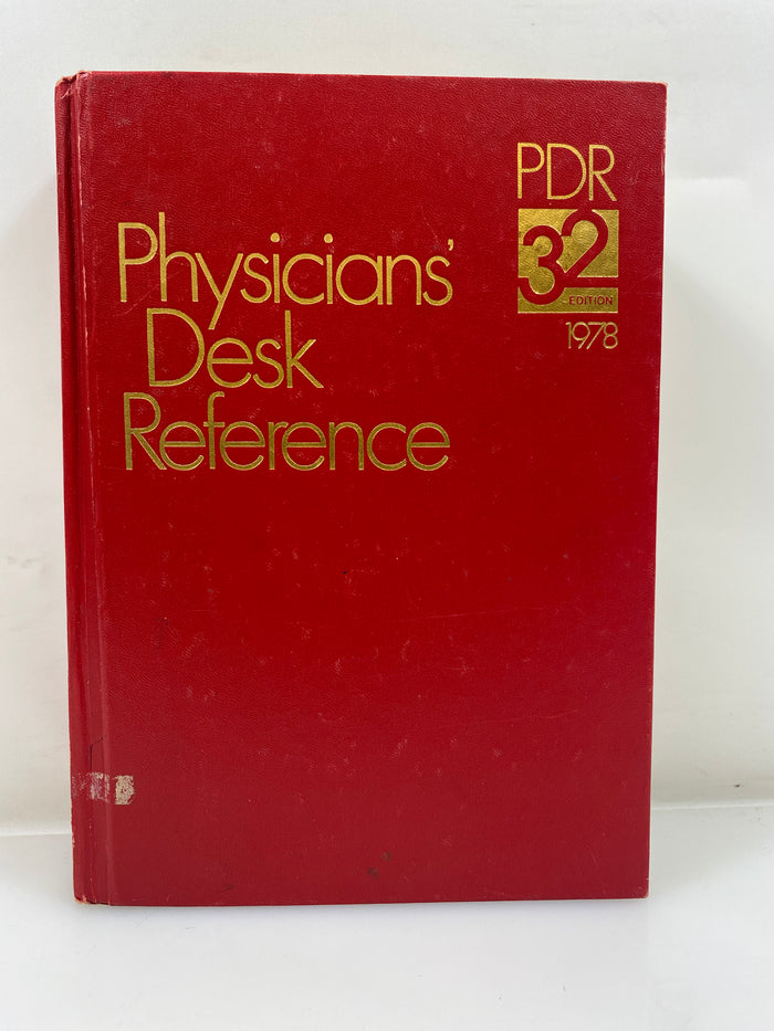 Physicians' Desk Reference 32nd Ed. Medical Economics Ex-library 1978 HC