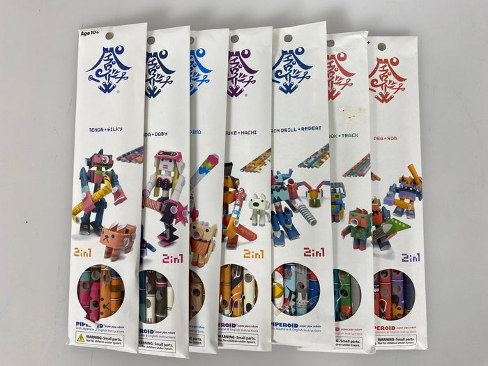 Piperoid Paper Pipe Robots