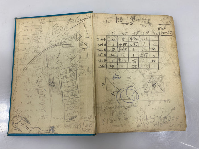 Plane Trigonometry by Freilich/Shanholt/McCormack 1958 HC