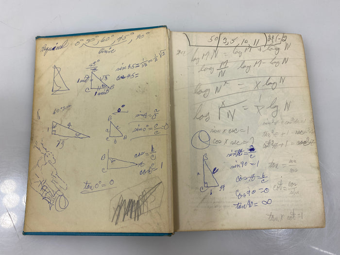 Plane Trigonometry by Freilich/Shanholt/McCormack 1958 HC