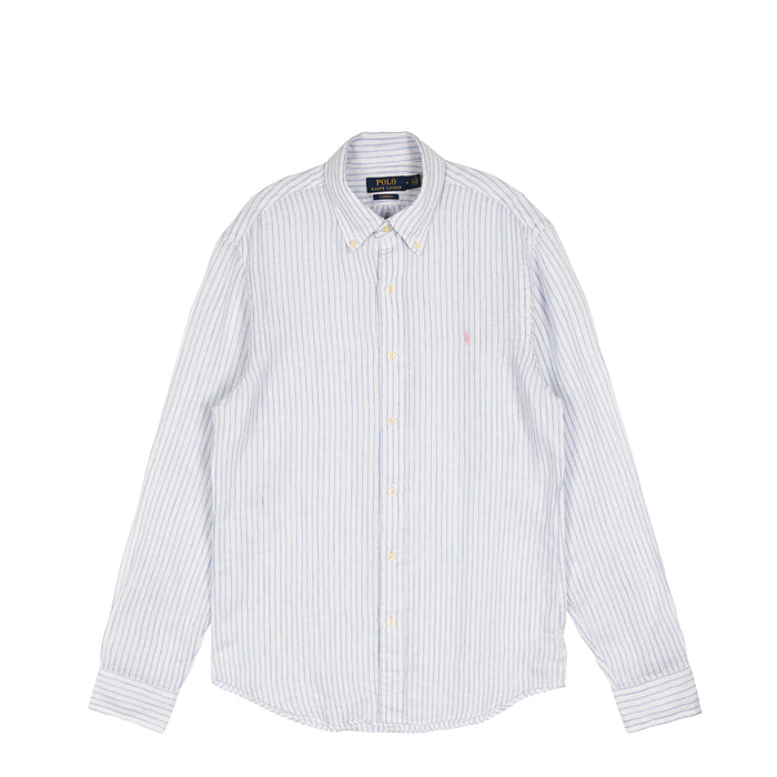 Polo Ralph Lauren Custom Fit Striped Linen Shirt