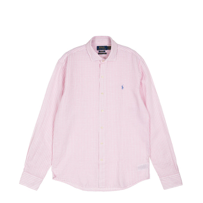 Polo Ralph Lauren Custom Fit Striped Seersucker Linen Shirt