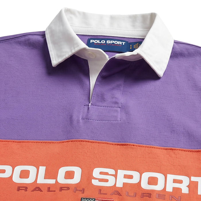 Polo Ralph Lauren Polo Sport Knit Rugby Pullover (Purple Lilac Multi)