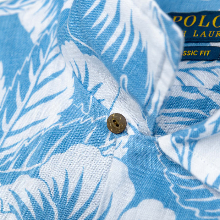 Polo Ralph Lauren Tropical-Print Linen Shirt