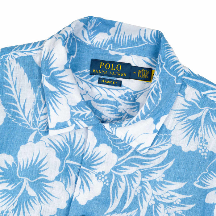 Polo Ralph Lauren Tropical-Print Linen Shirt