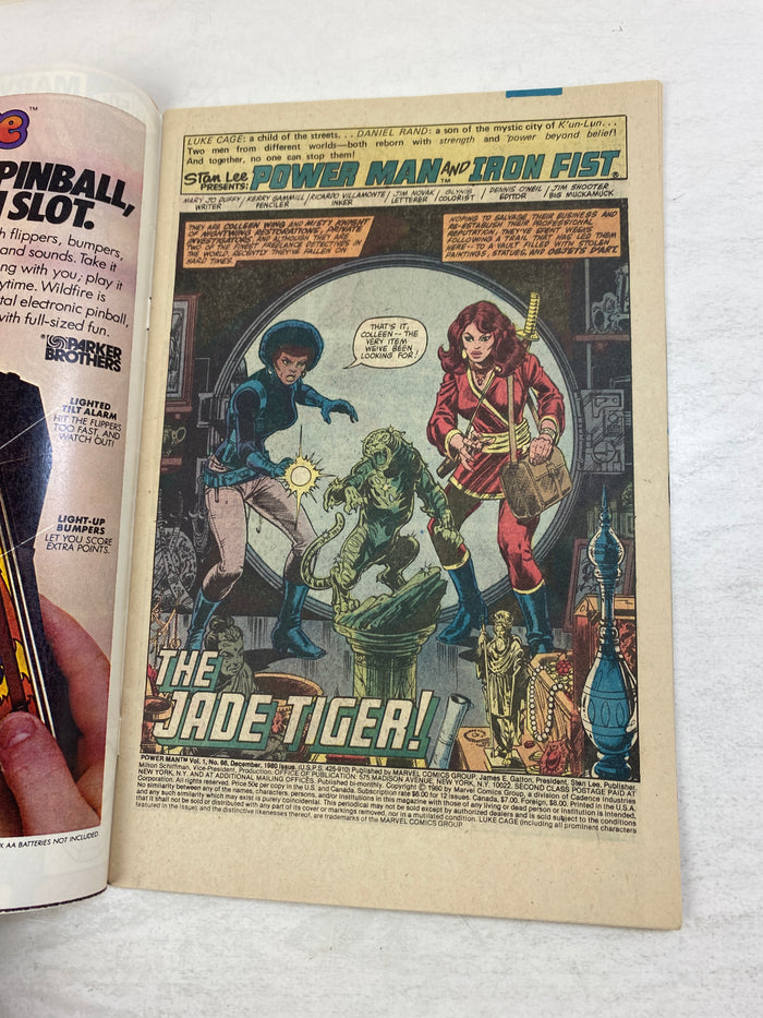 Power Man and Iron Fist #66 Marvel Comic