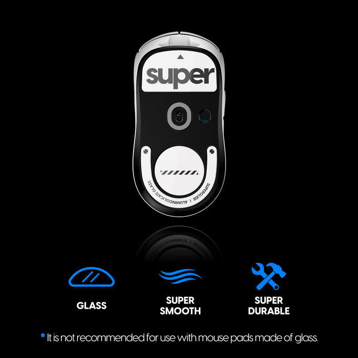 Pulsar Superglide 2 Glass Mouse Skates for Logitech G Pro X Superlight 2 (GPX 2) / X2 SUPERSTRIKE