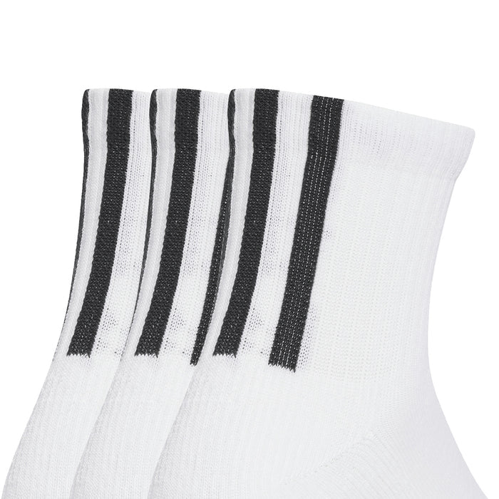 Adidas	Quarter 3 Back Stripes Socks 3 Pairs