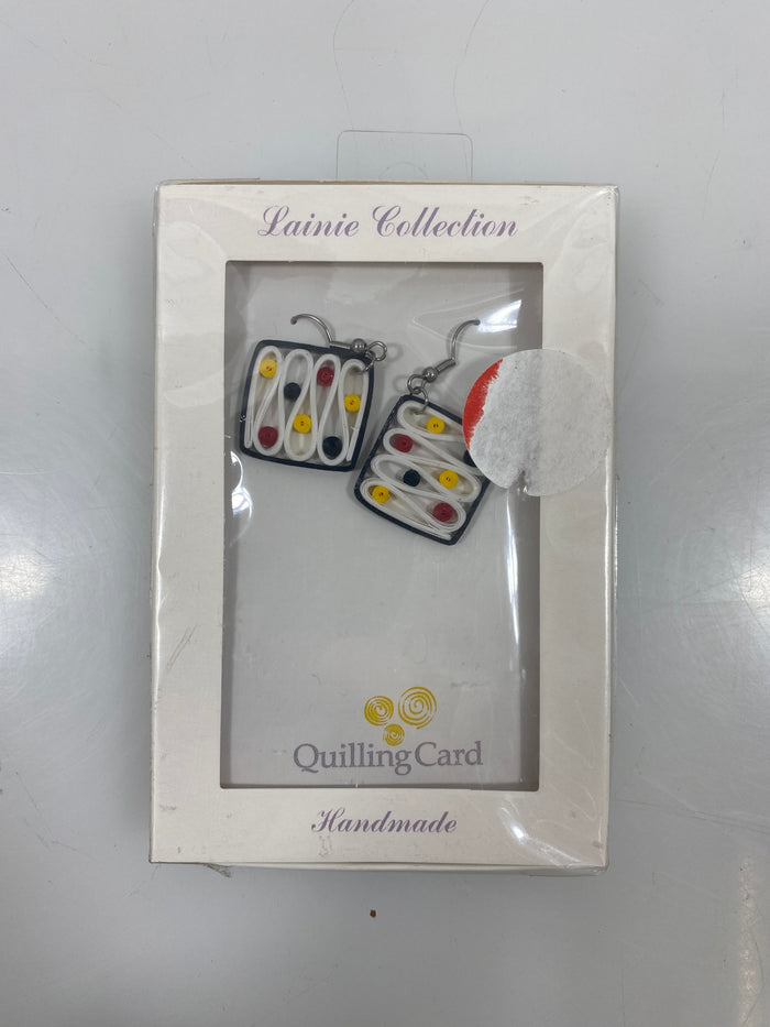 Quilling Card Lainie Collection Geometric Dangle Earrings