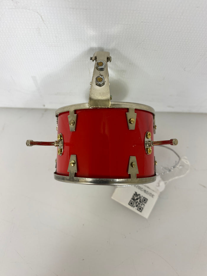 Red Bass Drum Ornament