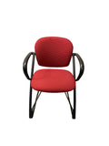 Red Waiting Chair With Adjustable Back