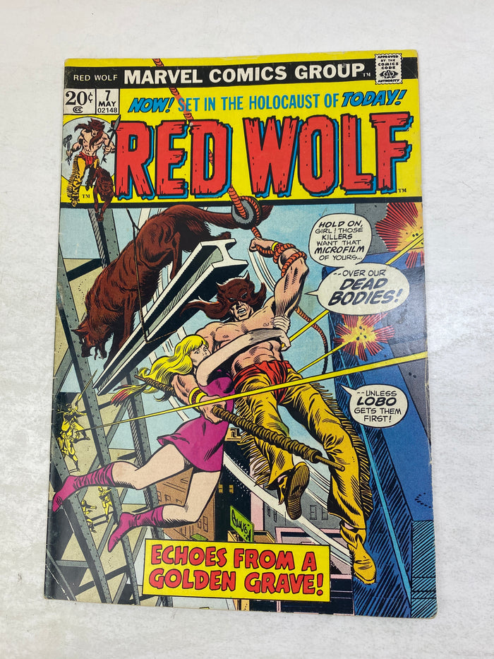 Red Wolf Marvel Comic #7 1973