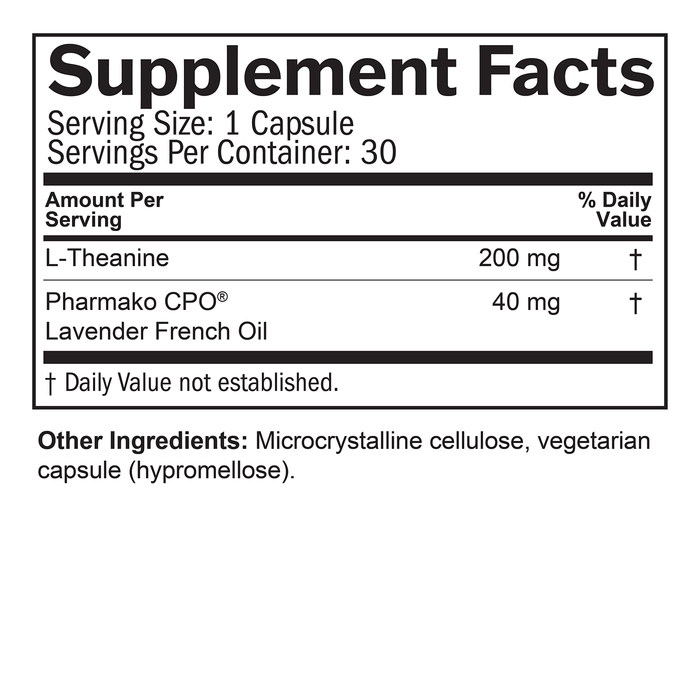 Relaxing Lavender + L-Theanine