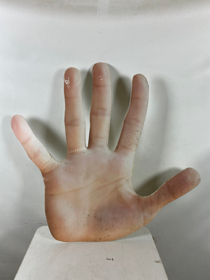 Right Hand Cardboard Cut Out #2