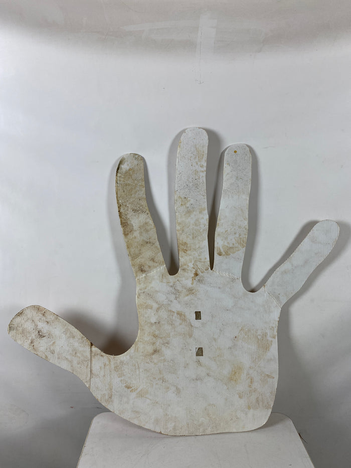 Right Hand Cardboard Cut Out #2