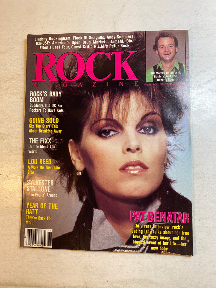 Rock Magazine November 1984 Pat Benatar
