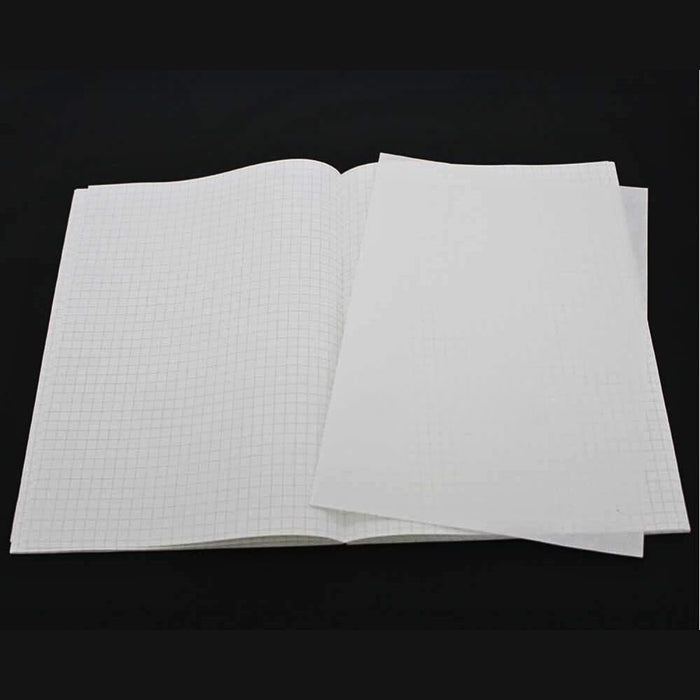 Fully opened Sakae Washi blotting paper showing smooth, uncoated pages suitable for fountain pens.