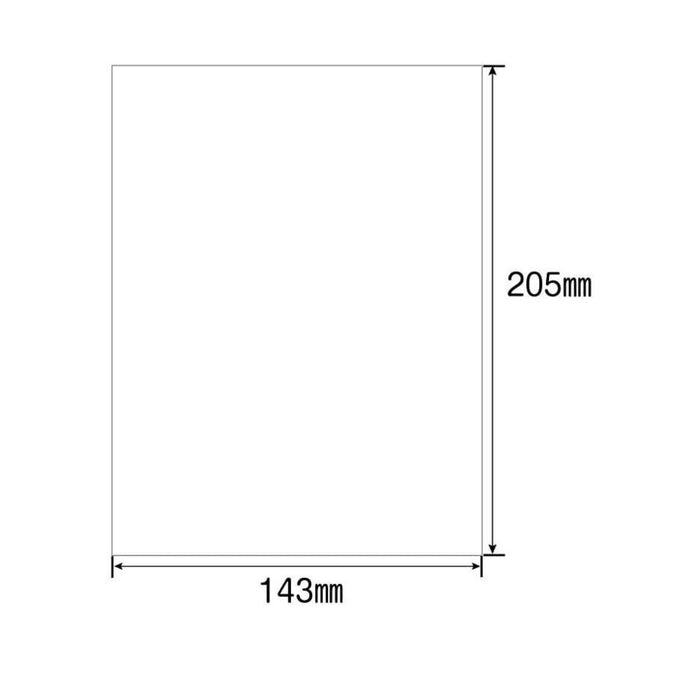 Size diagram showing Sakae Washi blotting paper dimensions in A5 format.