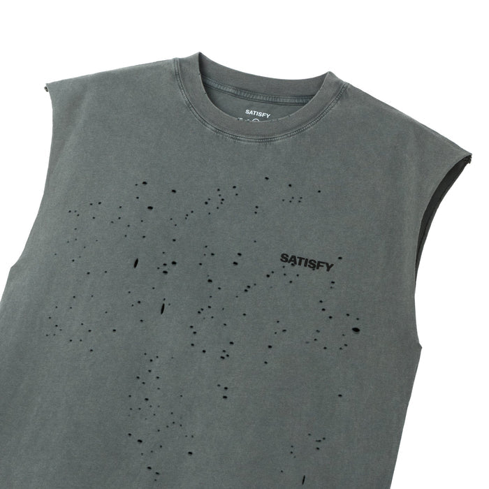 Satisfy MothTech Muscle Tee (Aged Black)